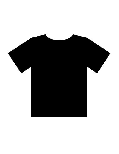 T Shirt Outline Printable Clipart Best