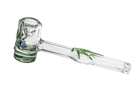 Heavy Hammer Smoking Pipe, Weed Leaf | Bongin.com