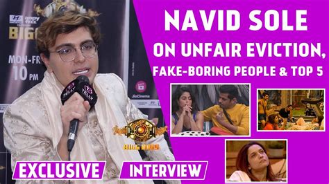 Navid Sole First Eviction Interview On Shocking Exit Favorites Top 5