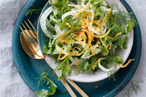 Fennel And Arugula Salad With Candied Orange Peel Love And Olive Oil