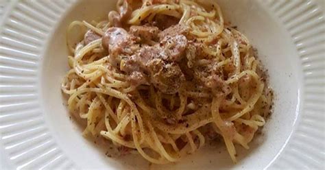 Resep Spaghetti Carbonara Oleh Bunda Revan Cookpad