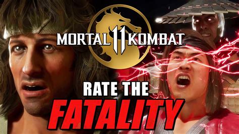 Rate The Fatality Mortal Kombat 11 Ultimate All Fatalities Rated Youtube