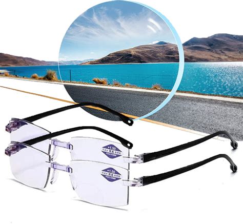 Mekup Sapphire High Hardness Anti Blue Light Intelligent Dual Focus Reading Glasses