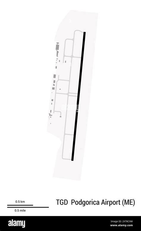 Map Of Podgorica Airport Montenegro Iata Code Tgd Airport Diagram