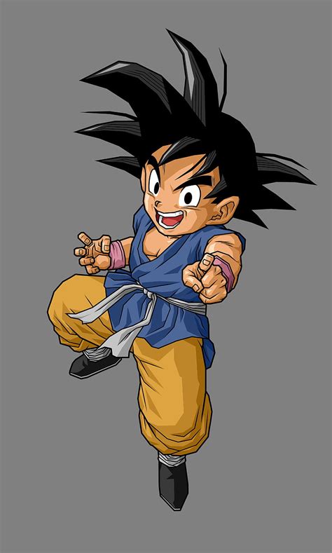 8k Free Download Dragon Ball Son Goku Anime Boys Dark Hair Simple