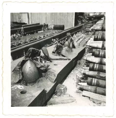 ORIG FOTO FRANZ Beute Munition Im Hafen LORIENT Bretagne Frankreich