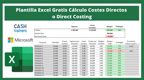 Como Hacer Una Tabla De Costos En Excel Image To U