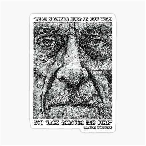 Wonderful Memory Charles Bukowski Cute Gift Sticker For Sale By