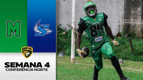 Liga BFA 2022 Manaus FA 54 x 14 São Luís Sharks Conferência Norte