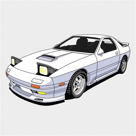 Premium Vector Mazda Rx 7 Fc