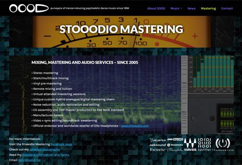 Stooodio Mastering - moving air since 2005