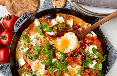 Shakshuka With Peppers Feta And Olives Village Farms