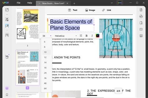 How To Change Or Edit Font Size In Pdf Updf