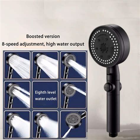 Pressurized Eight Speed Water Strong Bath Bath Artifact Spray Large Water Pressurized Shower