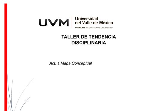 Act Taller De Tendencias Taller De Tendencia Disciplinaria Act