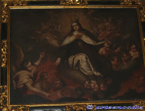 Almas Del Purgatorio Con La Virgen Del Carmen