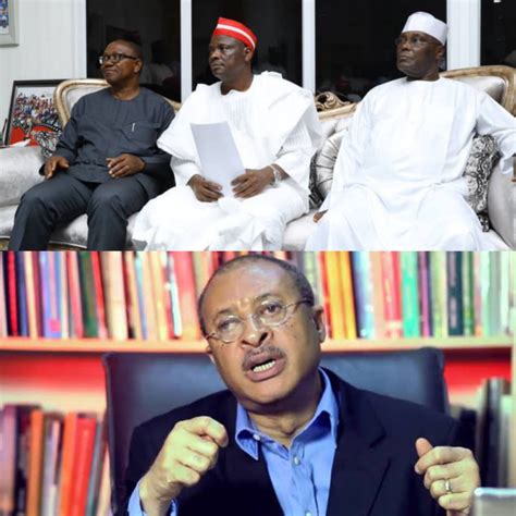 Atiku Obi Kwankwaso Have Agreed To Merge And Challenge Tinubu In 2027