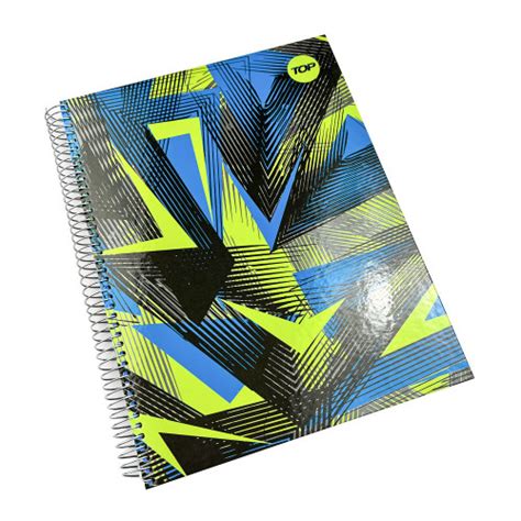 Cuaderno Espiral Abc One Anillo Met Lico Hojas Tama O Medio