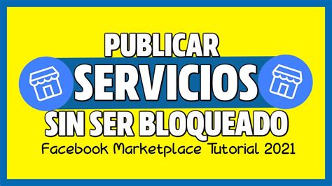 Como PUBLICAR UN SERVICIO En Marketplace De Facebook Como Vender En