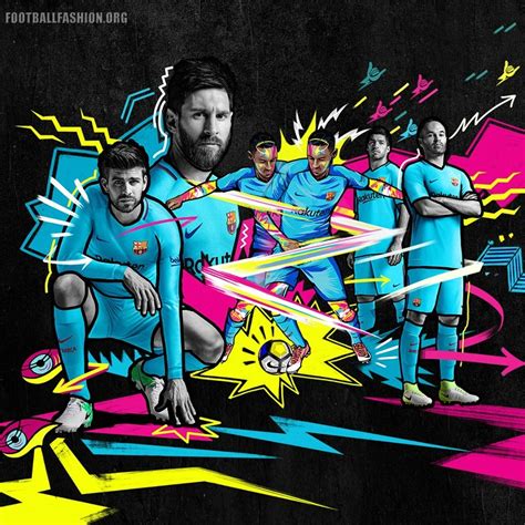 FC Barcelona 2017 18 Nike Away Kit FOOTBALL FASHION ORG