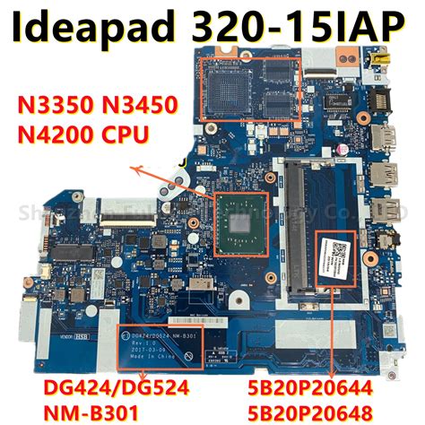 Placa M E Do Port Til Para Lenovo Ideapad 320 15IAP N3350U N3450U