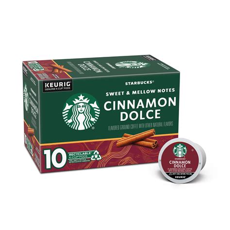 Starbucks Flavored K Cup Coffee Pods Cinnamon Dolce For Keurig