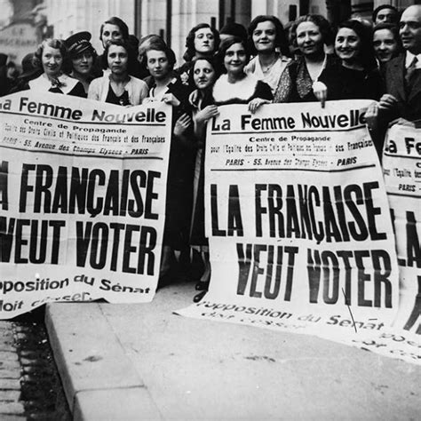 Droit De Vote Des Femmes Les Femmes Ont Le Droit De Vote Depuis 70