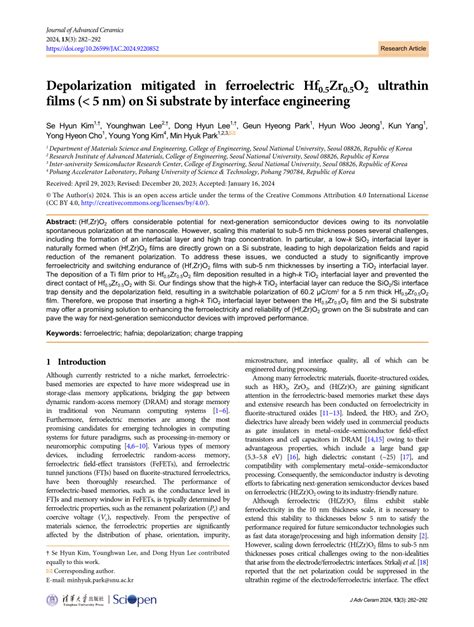 PDF Depolarization Mitigated In Ferroelectric Hf 0 5 Zr 0 5 O 2