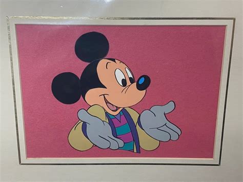 Walt Disney Original Animation Cel Of Mickey Mouse Catawiki