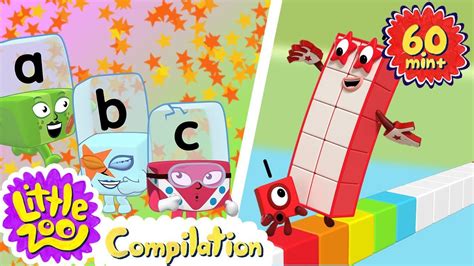 Numberblocks Alphablocks Compilation Numbers Alphabet Math