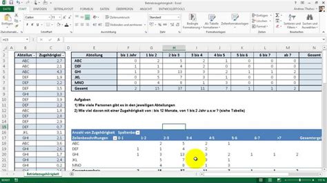 Excel 323 Kreuztabelle Erstellen ZÄhlenwenns Versus Pivot Youtube