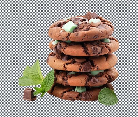 Biscoitos De Chocolate T O Doces Isolados Em Fundo Transparente Psd