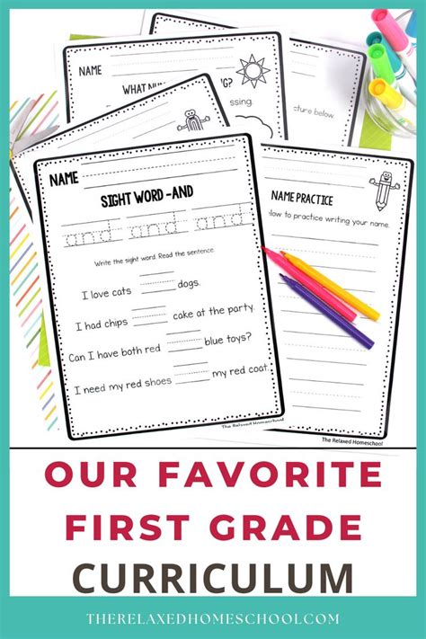 First Grade Curriculum - The Brilliant Homeschool | First grade ...