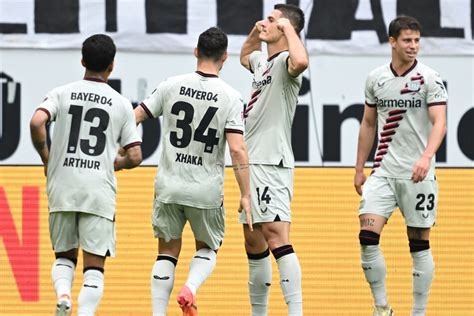 Bayer Leverkusen gnadenlos Werkself schießt Europa Anwärter Eintracht