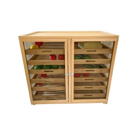 Garde manger légumier fruitier grand modèle bas 2 portes 12 tiroirs