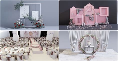 11074 Free Sketchup Event Decoration Models Download