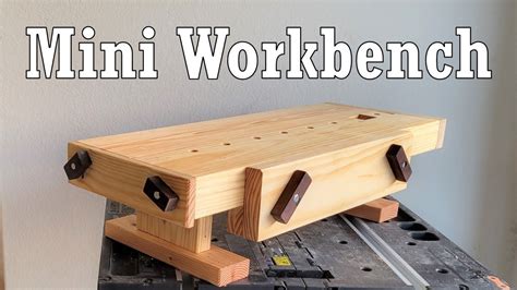 Portable Workbench Build Small Space Budget Woodworking Free Plan Youtube