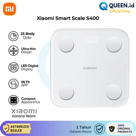 Jual Xiaomi Mi Smart Scale S400 Body Fat Bone Composition 25 Data