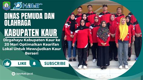 Dinas Pemuda Dan Olahraga Kabupaten Kaur Mengucapkan Selamat Hari Jadi