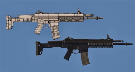 Remington Acr Gun 3d Model By Tollaru