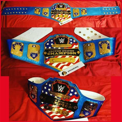 Blue Strapped United States Title Hulk Hogan Thing 1 Favorite Pastime Professional Wrestling