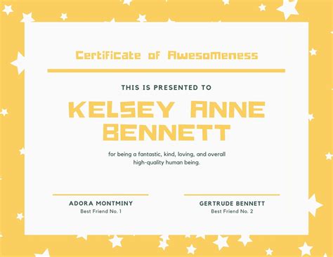 Customize 50 Funny Certificates Templates Online Canva