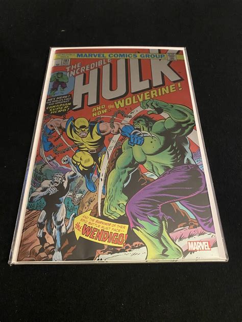 Marvel Comics The Incredible Hulk Facsimile Edition Foil