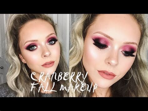 Sultry Cranberry Fall Makeup Tutorial Ichaowu 愛潮物