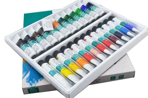 10 ml 24 colores set winsor NEWTON Pinturas acrílicas mano pared