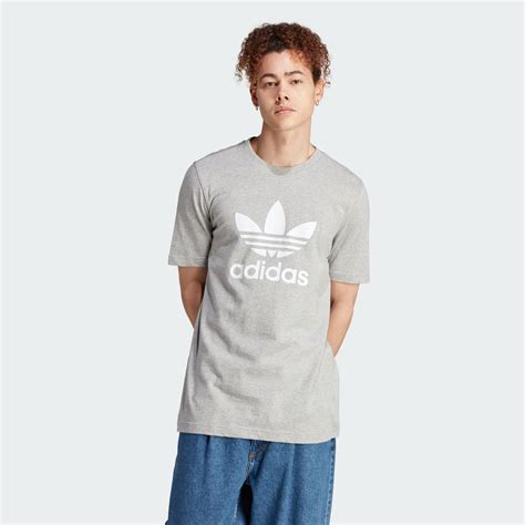 Adidas Adicolor Classics Trefoil Tee Grey Adidas Tz