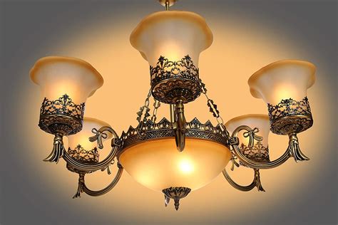 Buy GAUVIK 7632 9 LIGHT Jhoomar Chandelier For Restaurant Bedroom