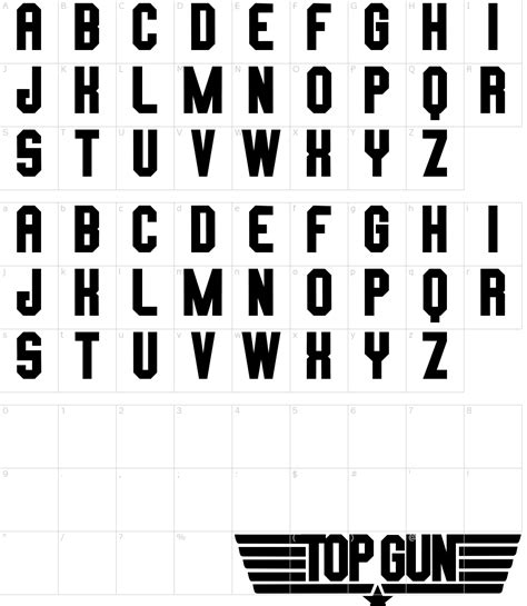 Top Gun Font Download