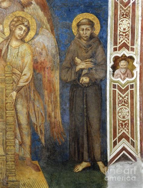 St Francis Of Assisi Painting By Giovanni Cimabue Fine Art America