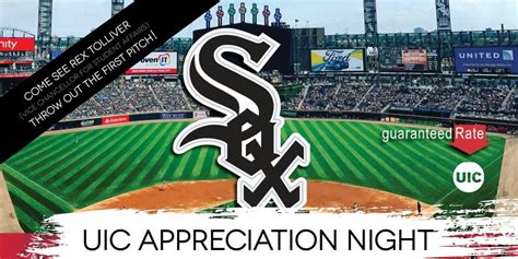 Uic Appreciation Night With The Chicago White Sox Uic Today